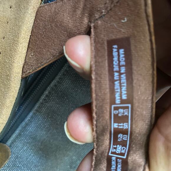 Clarks Sandals Brown Leather Comfort Strappy Wedge Open Toe Walking Shoes sz 11 - Picture 10 of 10